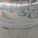 上饶 芝麻白异形坐凳，自然面光面弧形加工