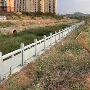 上饶 白麻河道栏杆效果展示图