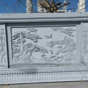 上饶 芝麻白大型照壁，屏风，影壁