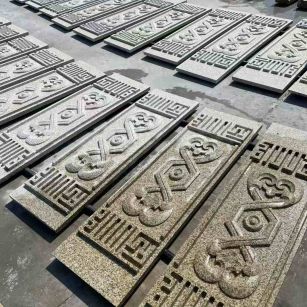 上饶 黄金麻花岗岩外墙雕刻板