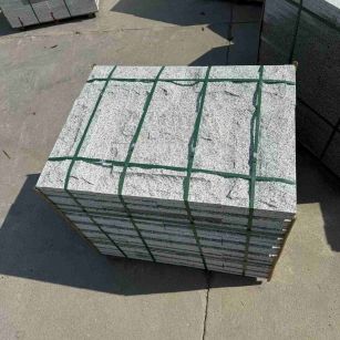 上饶 白麻花岗岩石材自然面蘑菇石成品