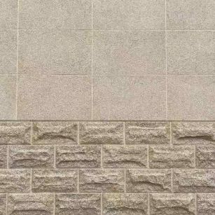 上饶 黄金麻自然面蘑菇石配荔枝面干挂