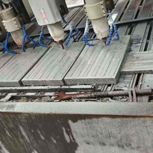 上饶 芝麻白花岗岩荔枝面盲道雕刻