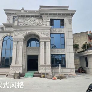 上饶 白麻花岗岩别墅外墙干挂