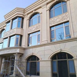 上饶 黄金麻花岗岩别墅外墙干挂