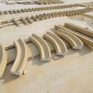 上饶 黄金麻花岗岩别墅线条