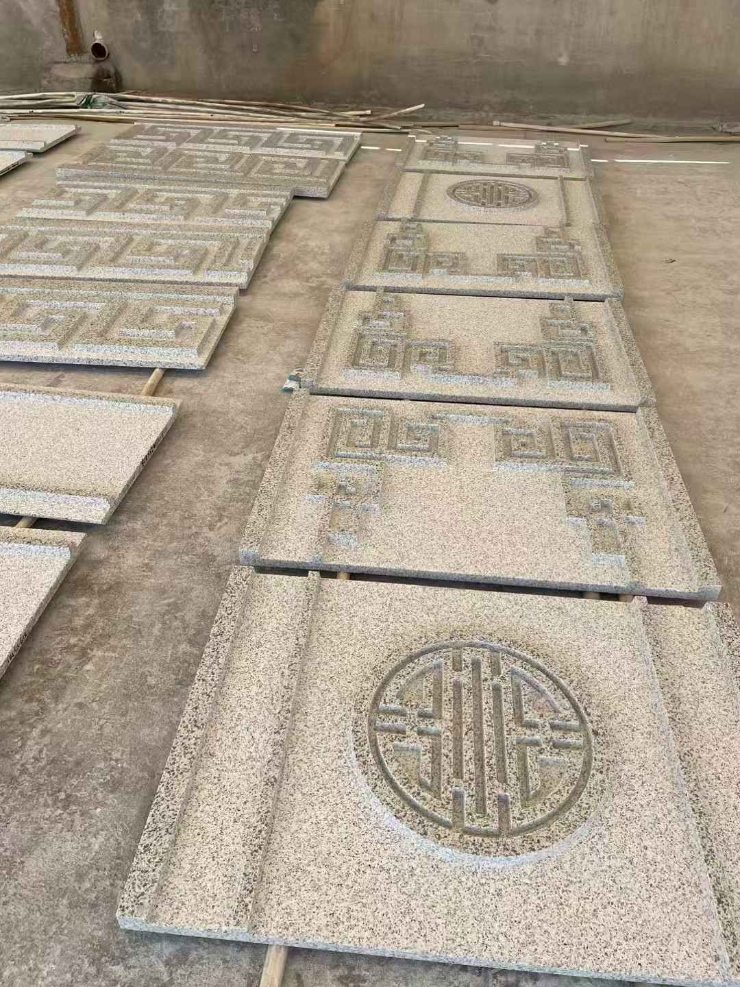 上饶 白麻花岗岩外墙立面雕刻板