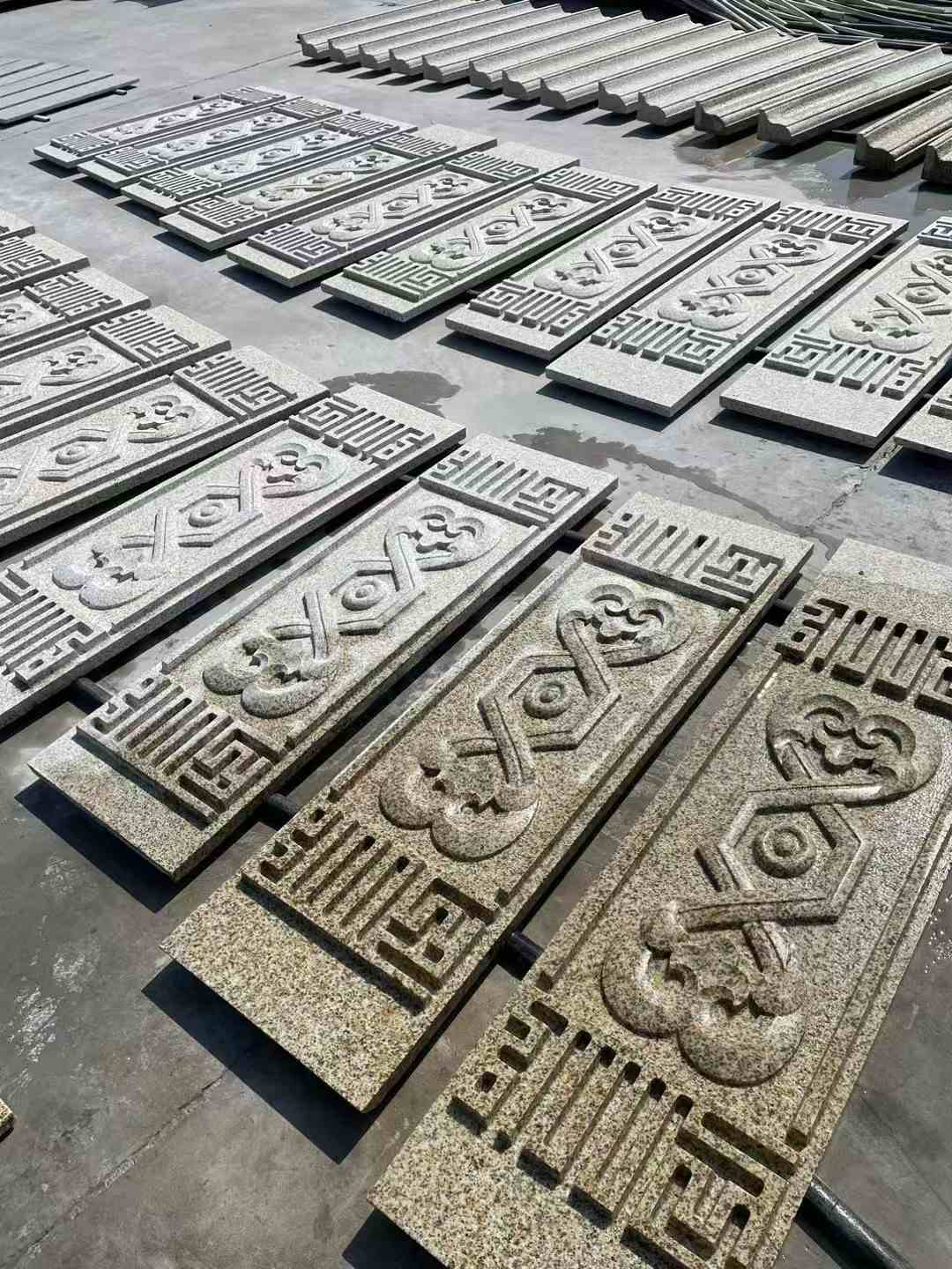 上饶 黄金麻花岗岩外墙雕刻板