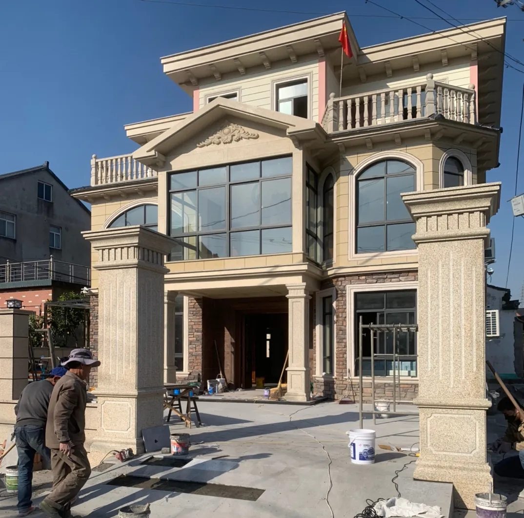 上饶 黄金麻花岗岩荔枝面别墅外墙干挂私家专属