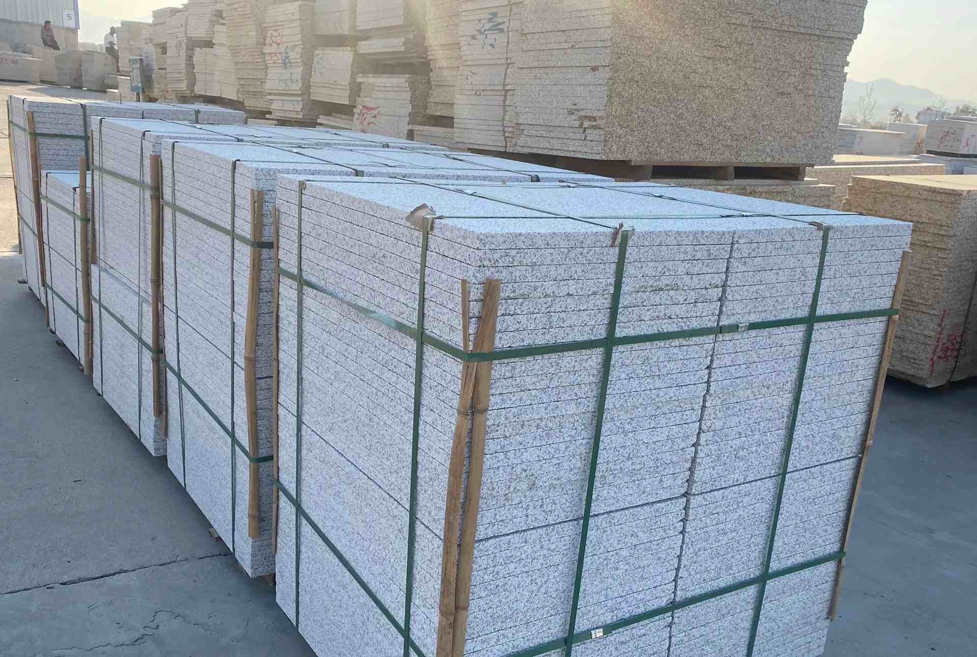 上饶 白麻花岗岩荔枝面地铺石