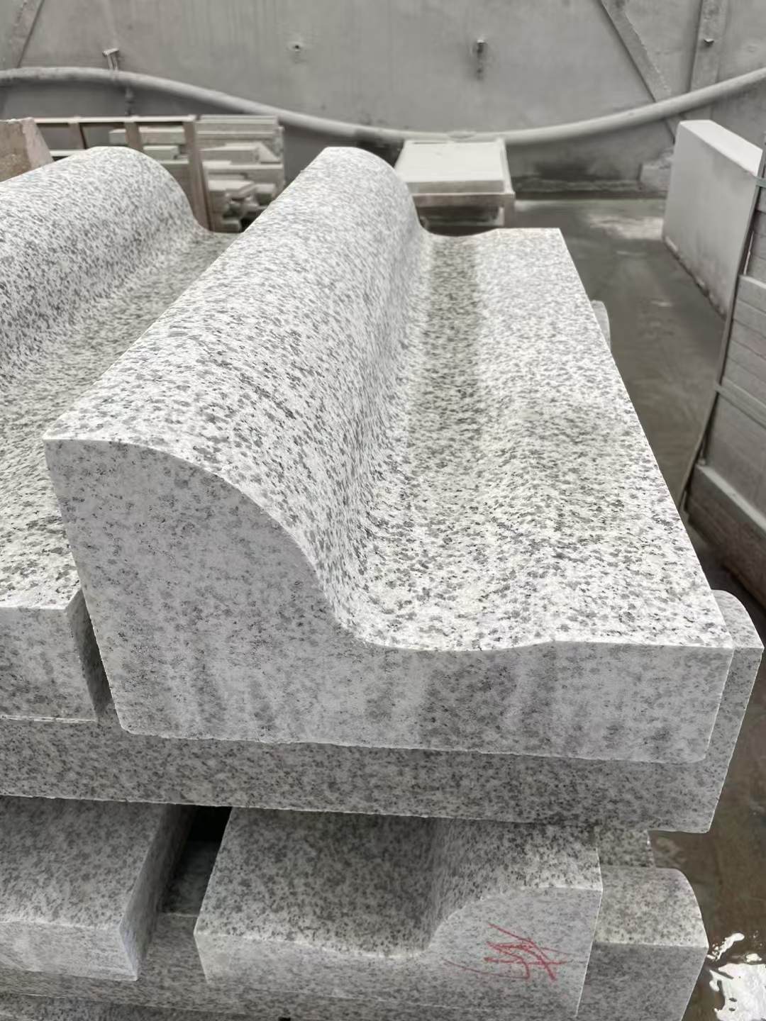 上饶 白麻花岗岩S型路沿石，路侧石，马路牙子等